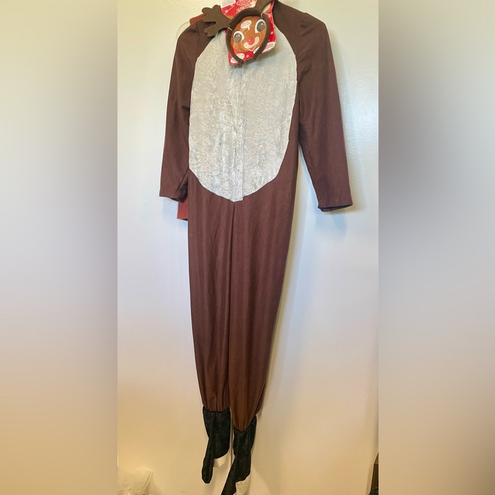 Reindeer or deer costume onesie.  Santa run, Halloween.  Couples costume /hunter